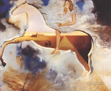 シュルレアリスム Painting - カルメン・ボルディウ・フランコの騎馬像 シュルレアリスム